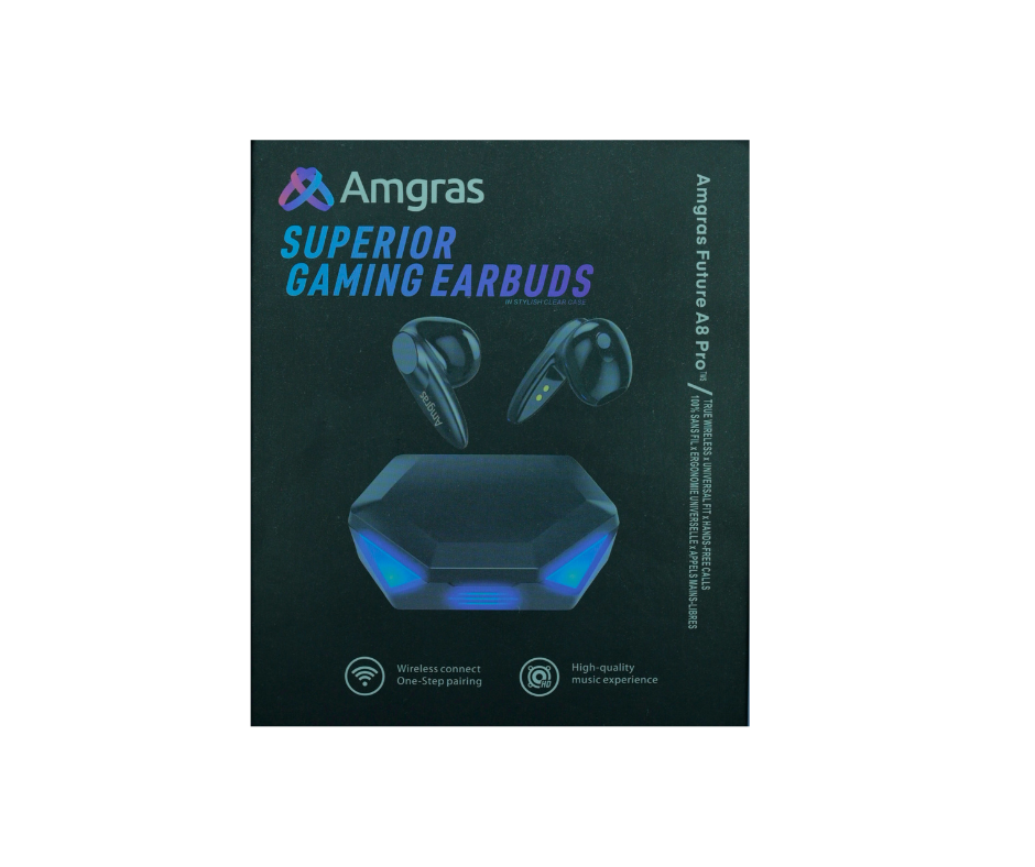 Amgrass A8 Pro Wireless Gaming Earbuds