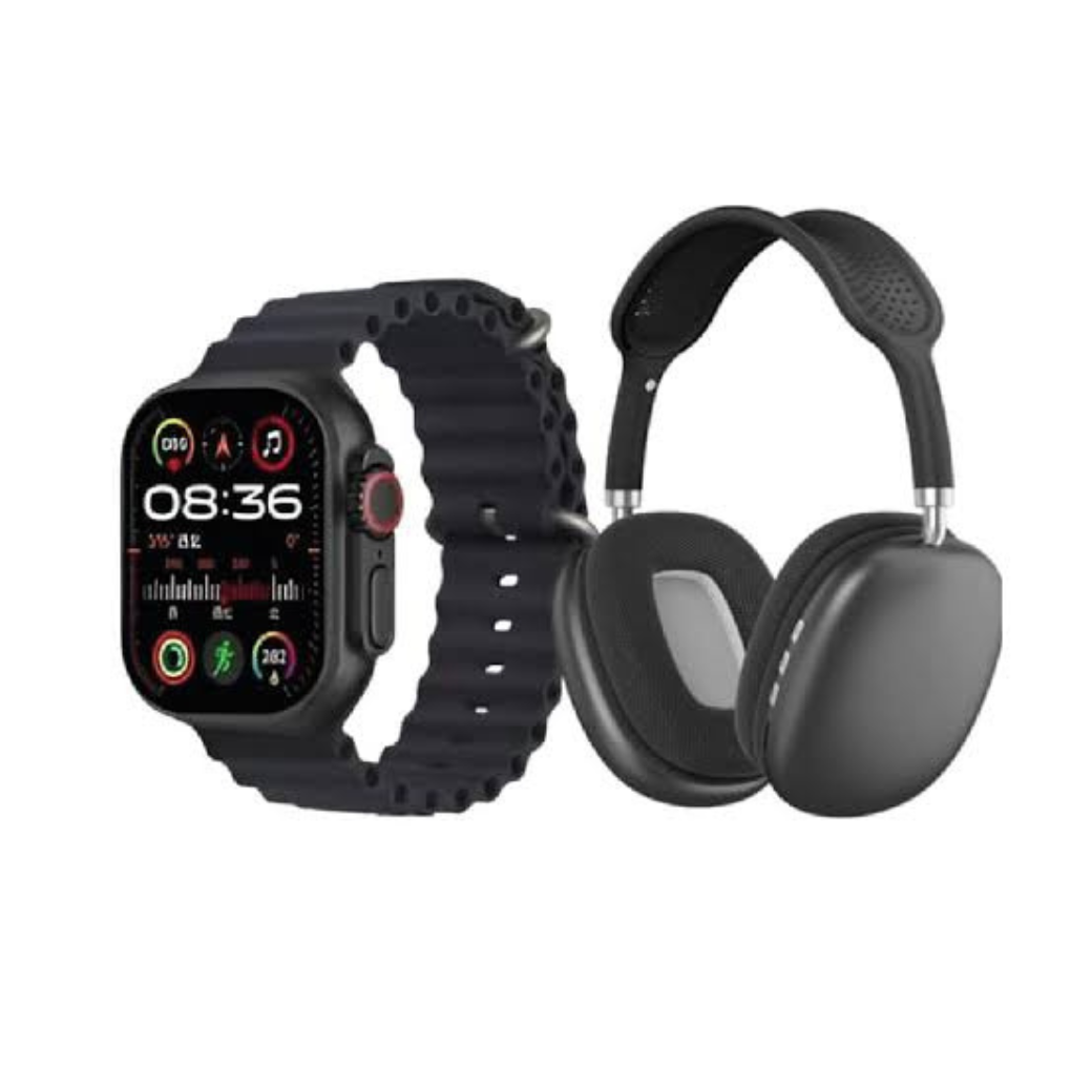 P9 Ultra Smart Watch With Head Phones