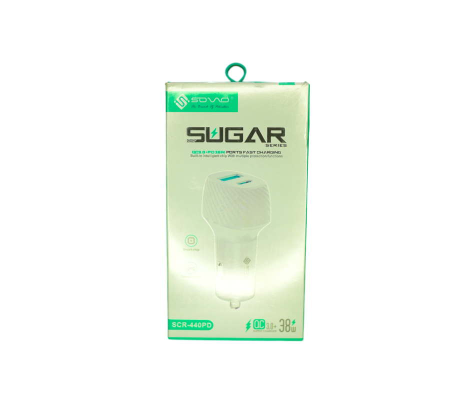 Sovo Car Charger SCR 440 Sugar Series PD Fast 38w